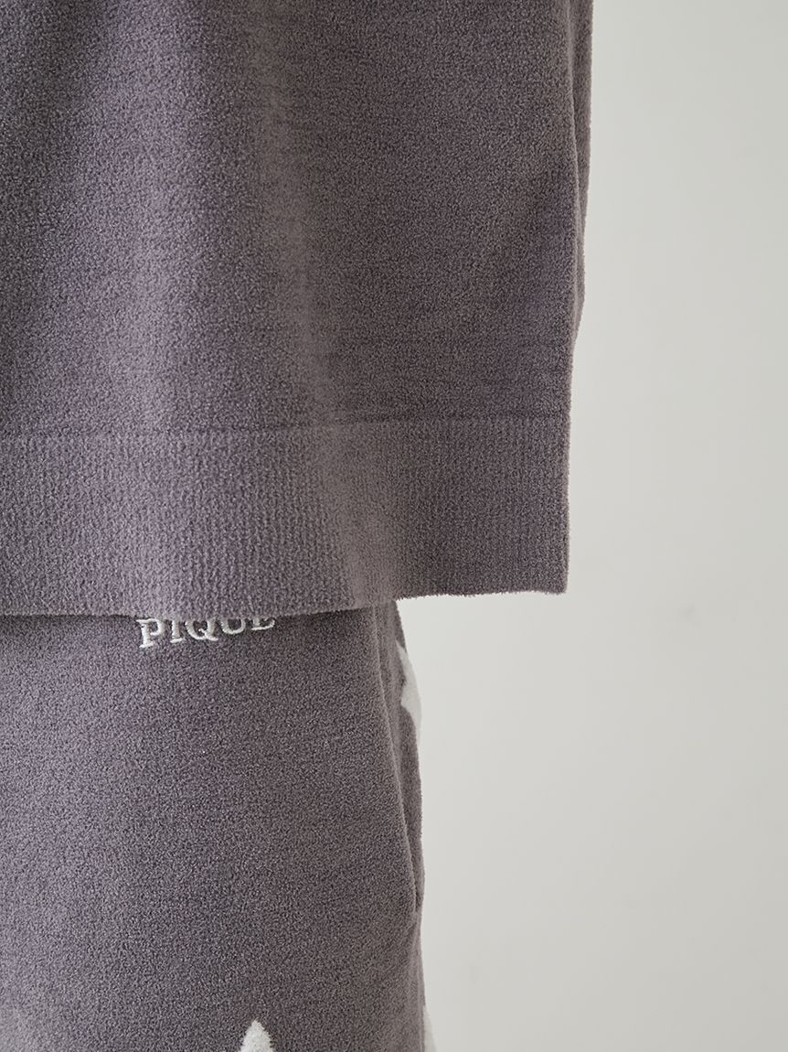 GELATO PIQUE HOMME「【ONLINE限定】【HOMME】ドッグジャガードプルオーバー&ハーフパンツセット」|ルームウェア|