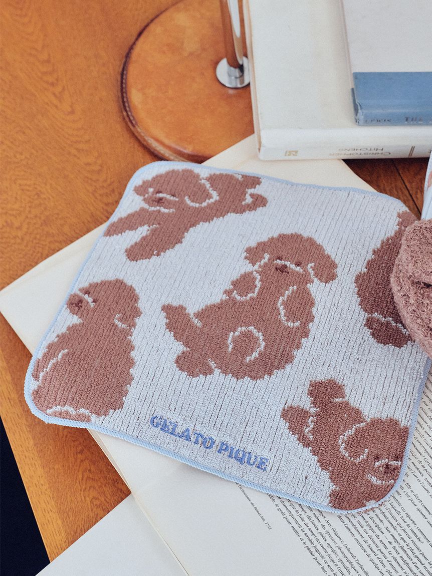 gelato pique「ドッグハンドタオル」|ハンカチ|BLU