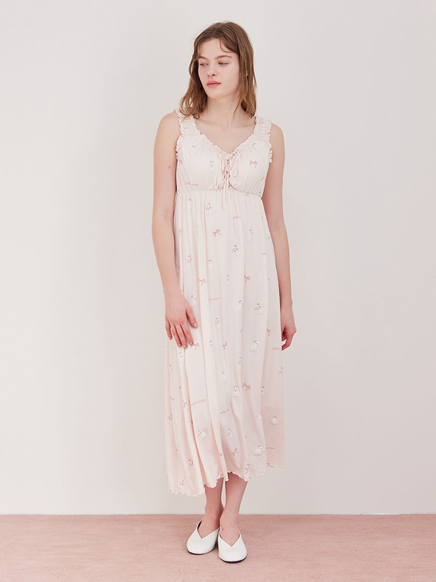 gelato pique「ラビット柄カップインワンピース」|ルームウェア|PNK