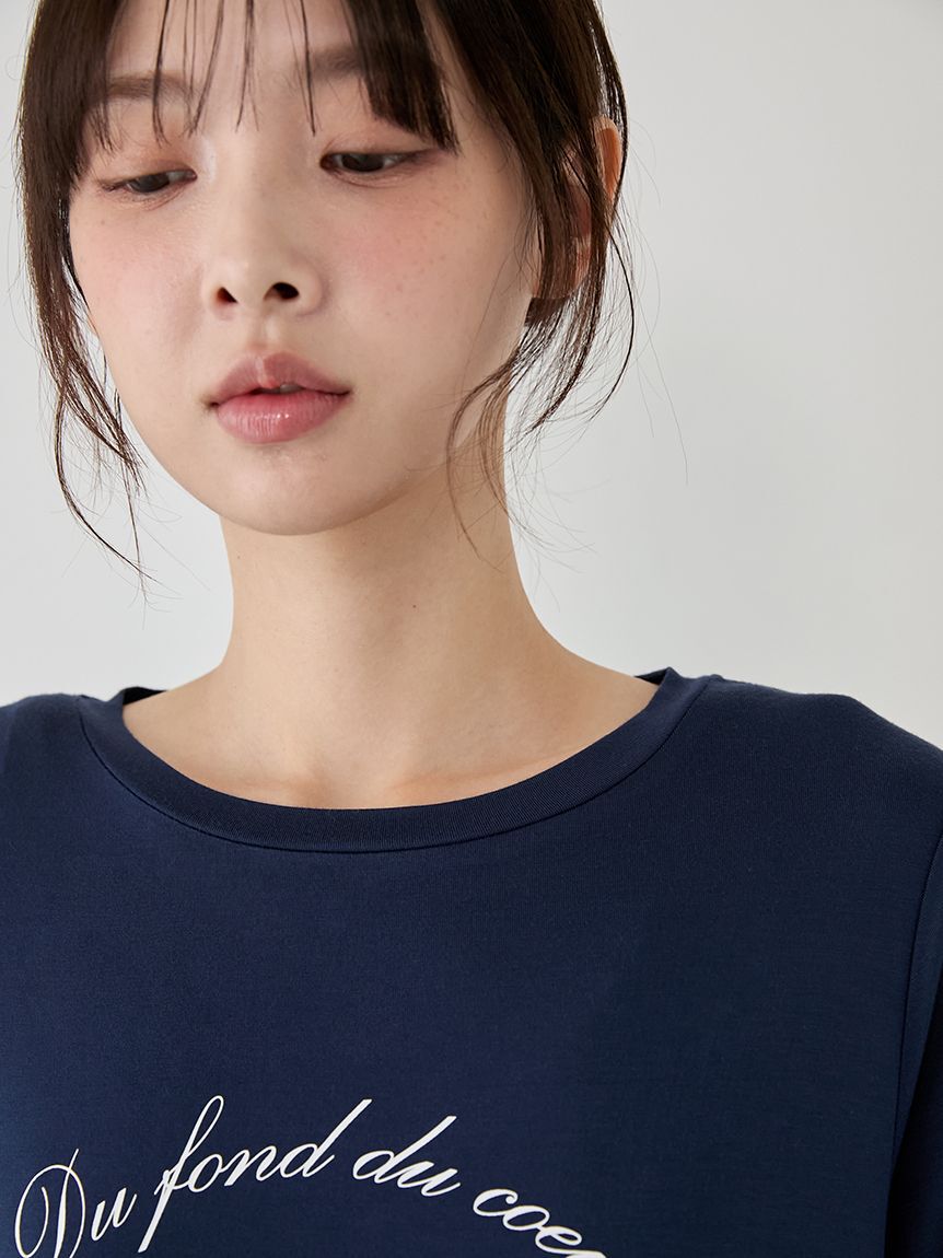 gelato pique「レーヨンロゴメローTシャツ」|ルームウェア|