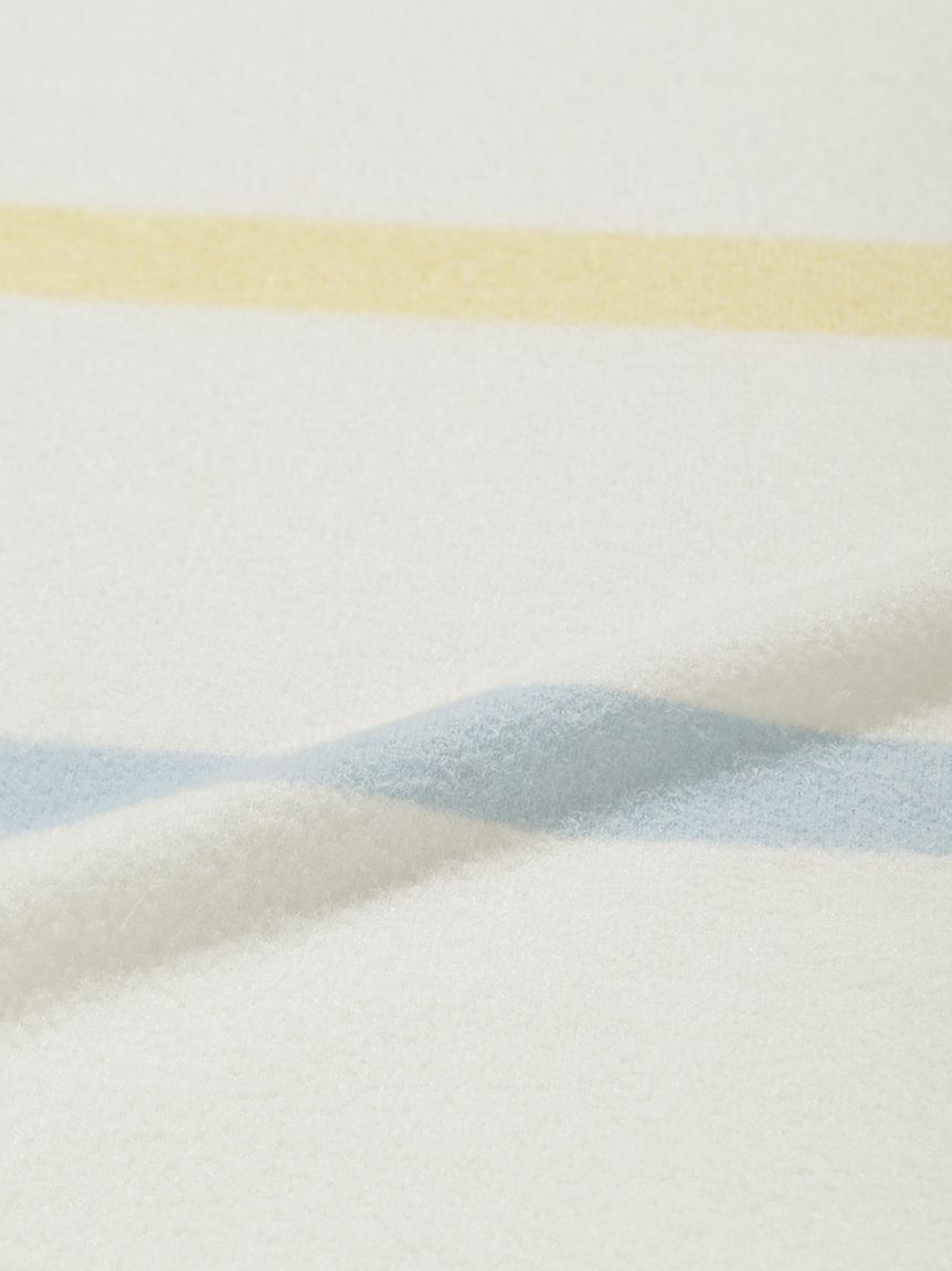 gelato pique「ウォッシャブルスムーズィーボーダーブランケット」|ブランケット|