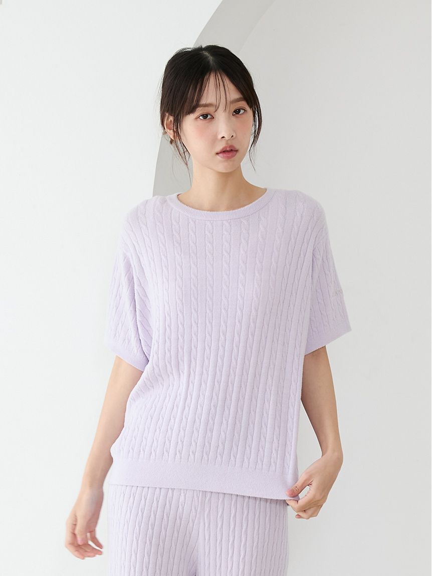 gelato pique「スムーズィーliteアランプルオーバー」|ルームウェア|