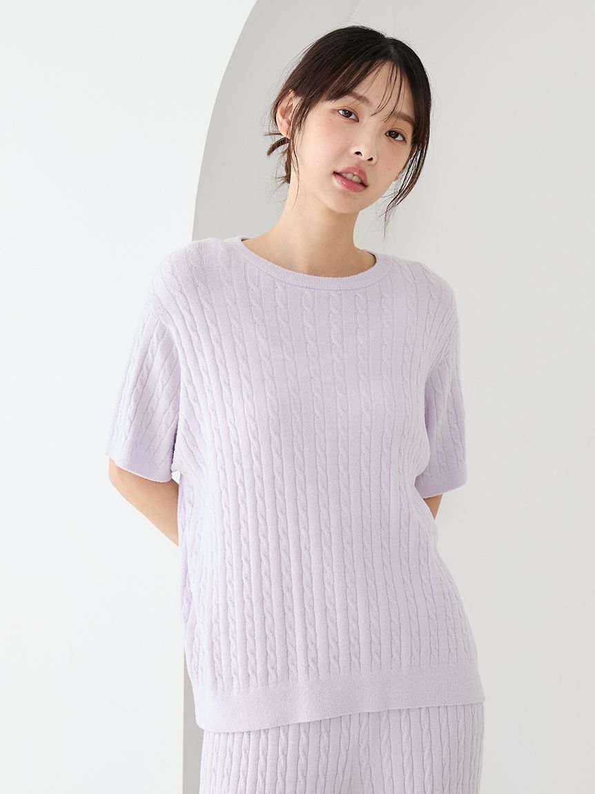 gelato pique「スムーズィーliteアランプルオーバー」|ルームウェア|