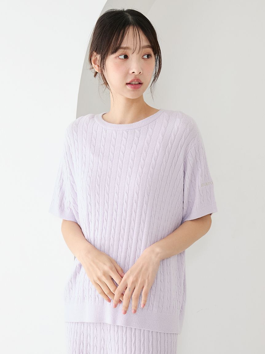 gelato pique「スムーズィーliteアランプルオーバー」|ルームウェア|