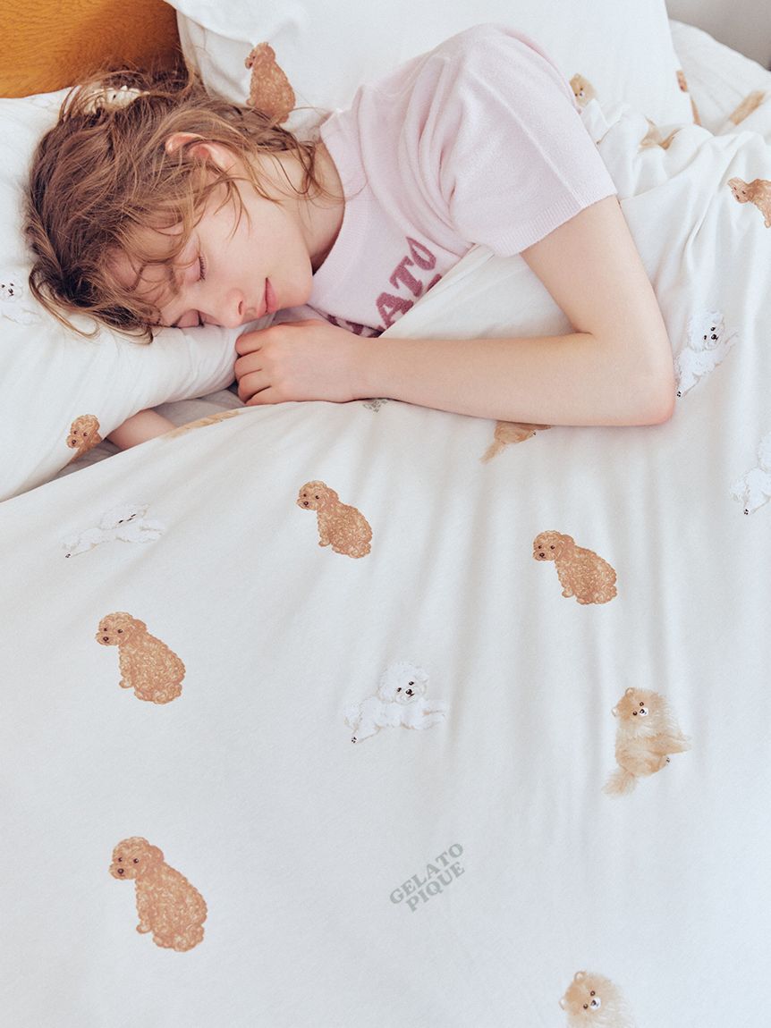 gelato pique Sleep「【Sleep】DOG柄プリント寝具２点セット(シングル)」|その他|