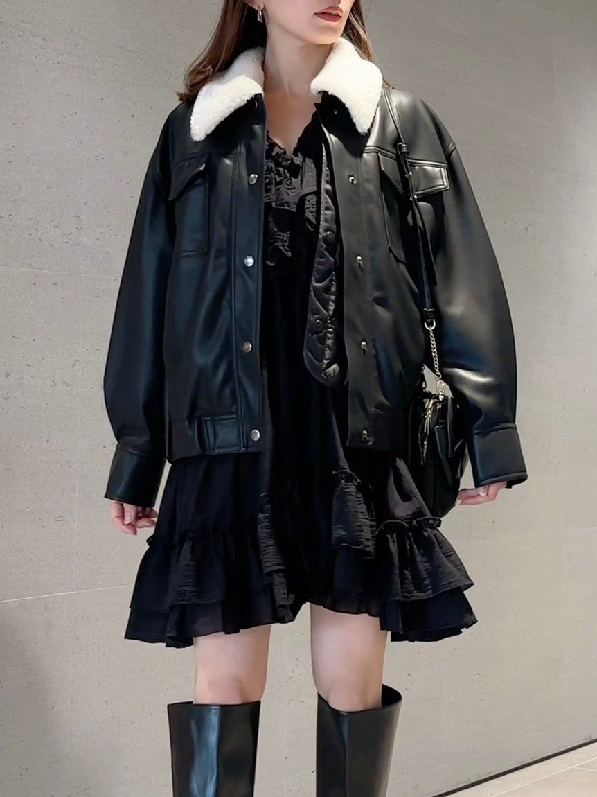 SNIDEL「ライナーブルゾン」|ブルゾン・スタジャン|