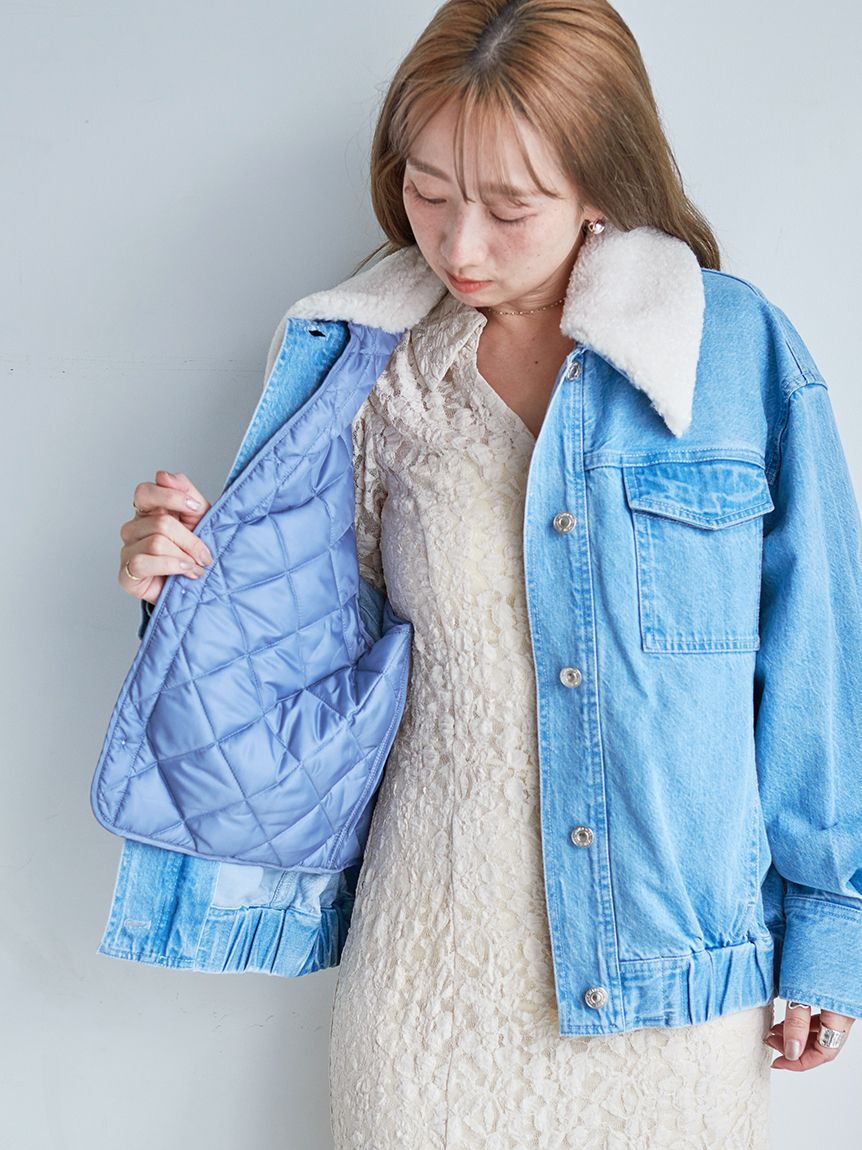 SNIDEL「ライナーブルゾン」|ブルゾン・スタジャン|