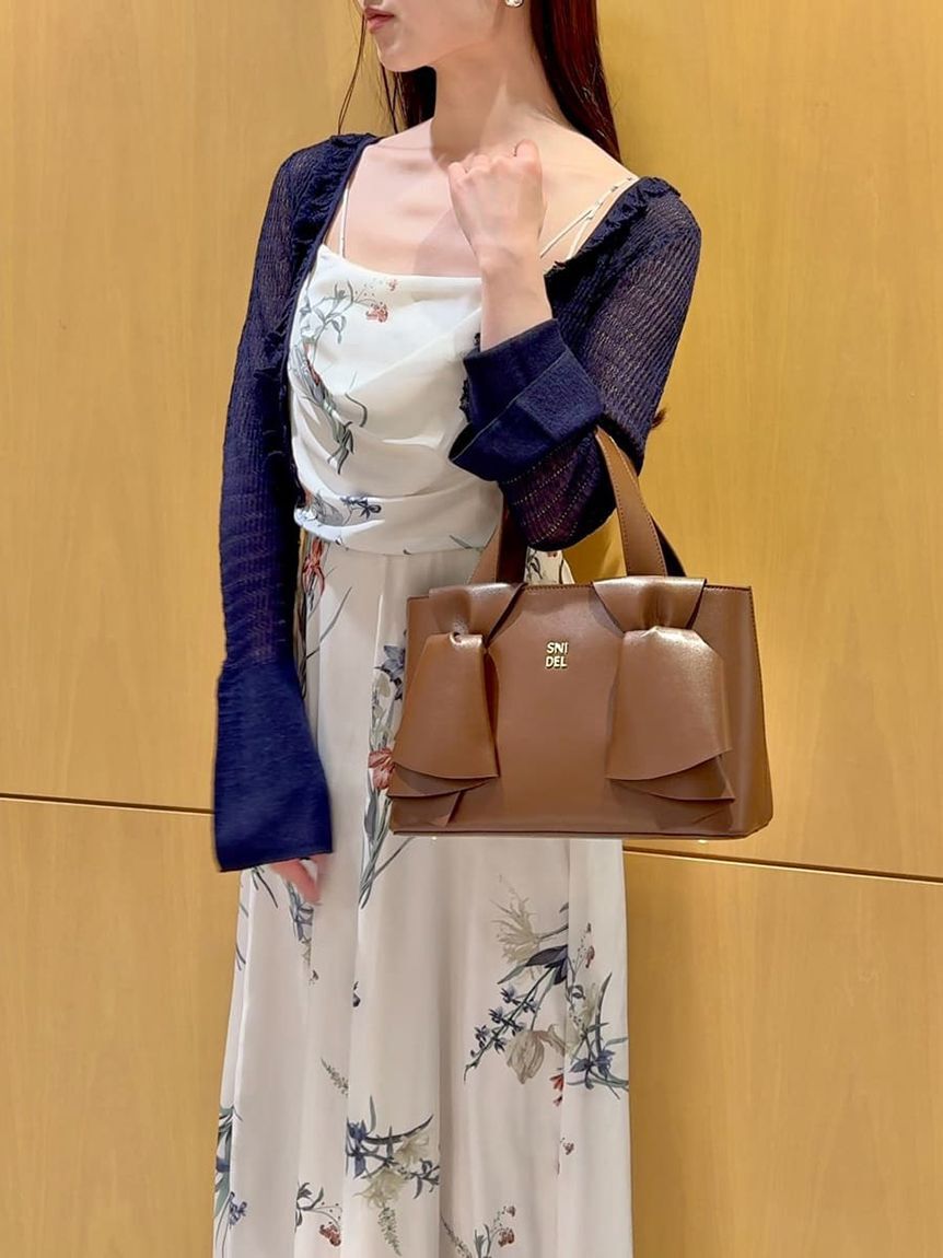 SNIDEL「シアーフリルコンパクトカーディガン」|カーディガン|