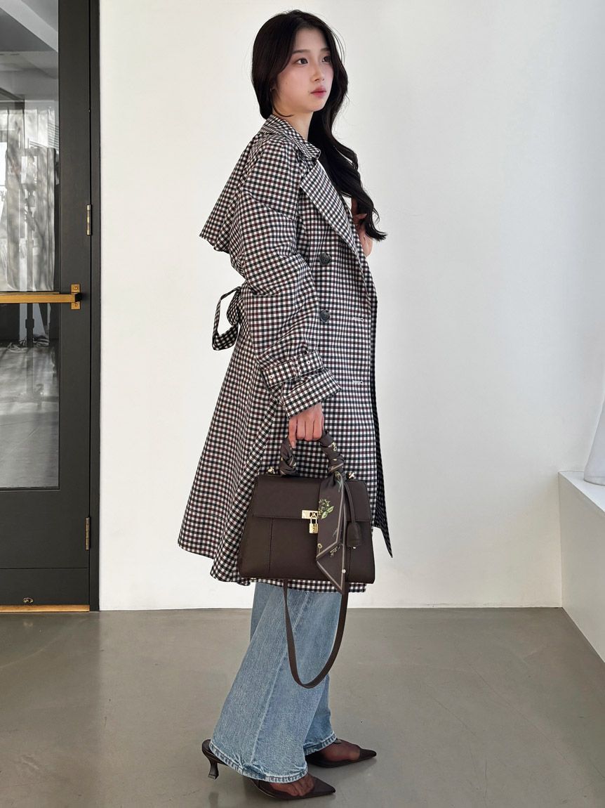 SNIDEL「バリエーションドレストレンチコート」|トレンチコート|