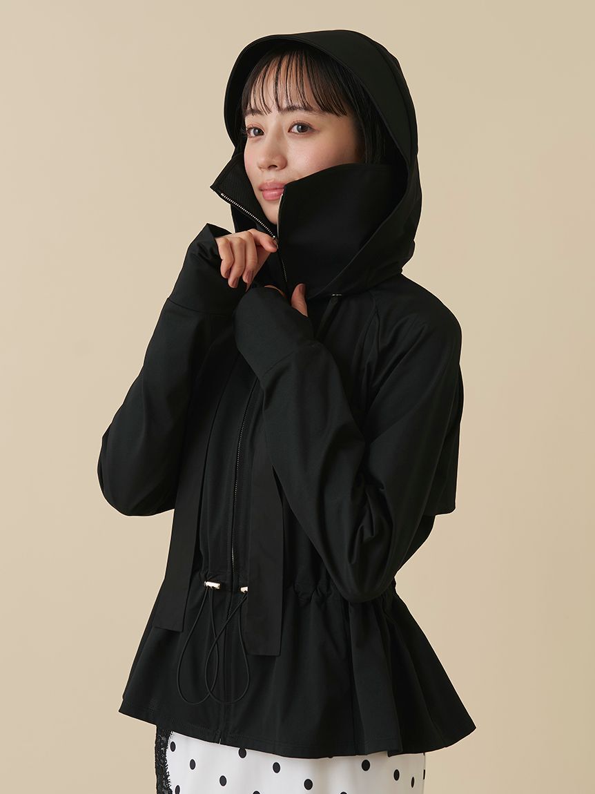 SNIDEL「【WEB限定/LUMISHADE】サンバイザー付きUVカットパーカー」|パーカー|