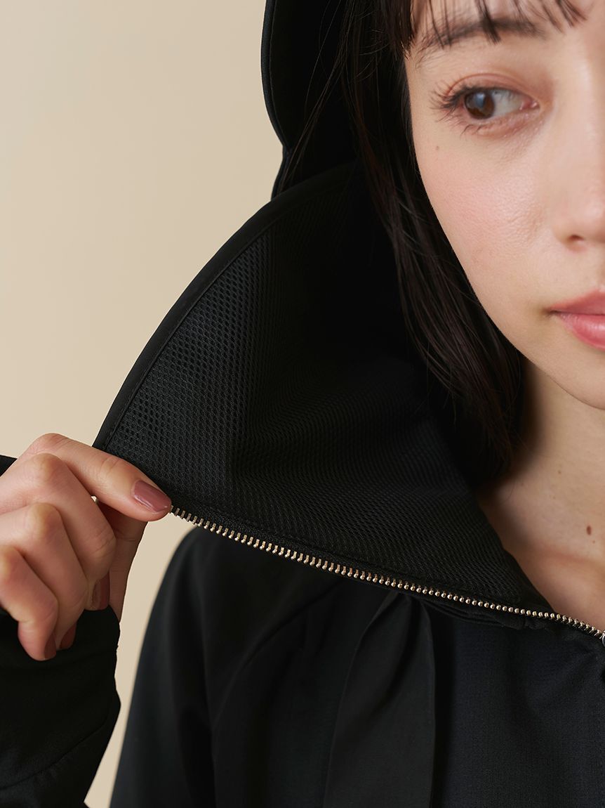 SNIDEL「【WEB限定/LUMISHADE】サンバイザー付きUVカットパーカー」|パーカー|