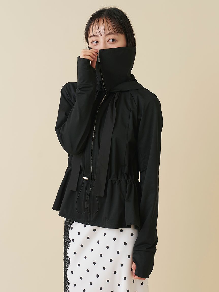 SNIDEL「【WEB限定/LUMISHADE】サンバイザー付きUVカットパーカー」|パーカー|