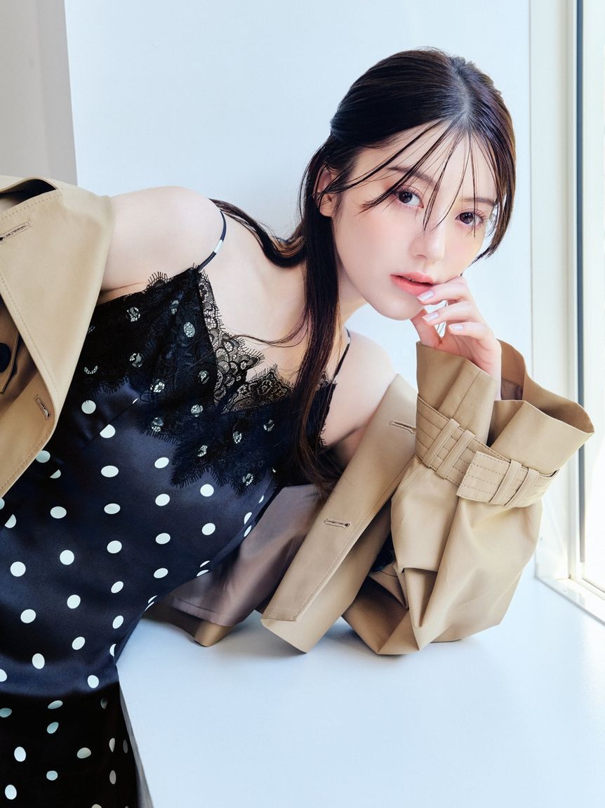 FRAY I.D「レーストリムマーメイドワンピース」|ワンピース|