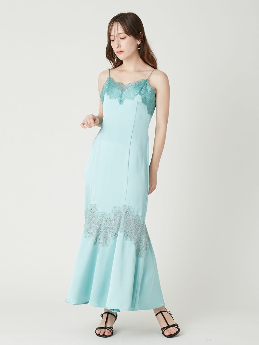 FRAY I.D「レーストリムマーメイドワンピース」|ワンピース|