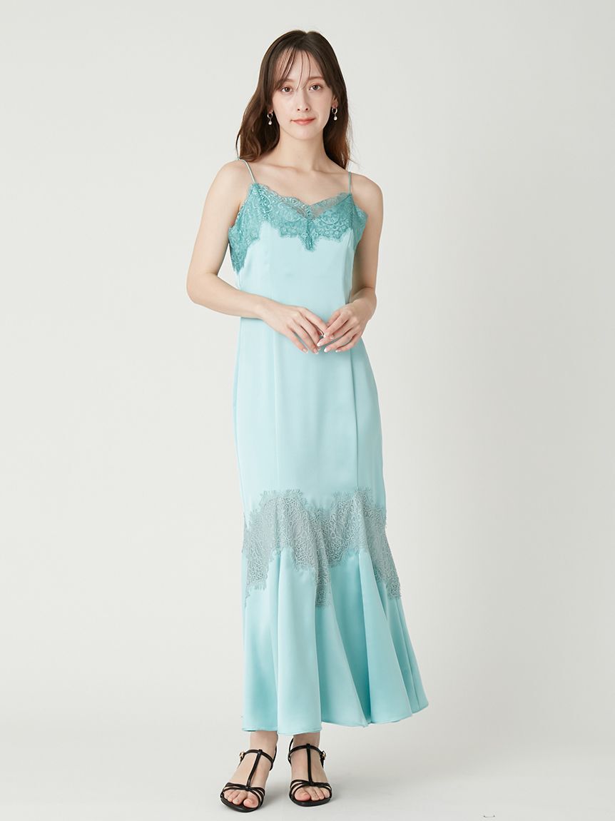 FRAY I.D「レーストリムマーメイドワンピース」|ワンピース|