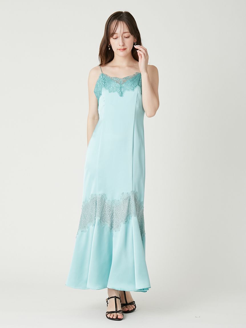 FRAY I.D「レーストリムマーメイドワンピース」|ワンピース|