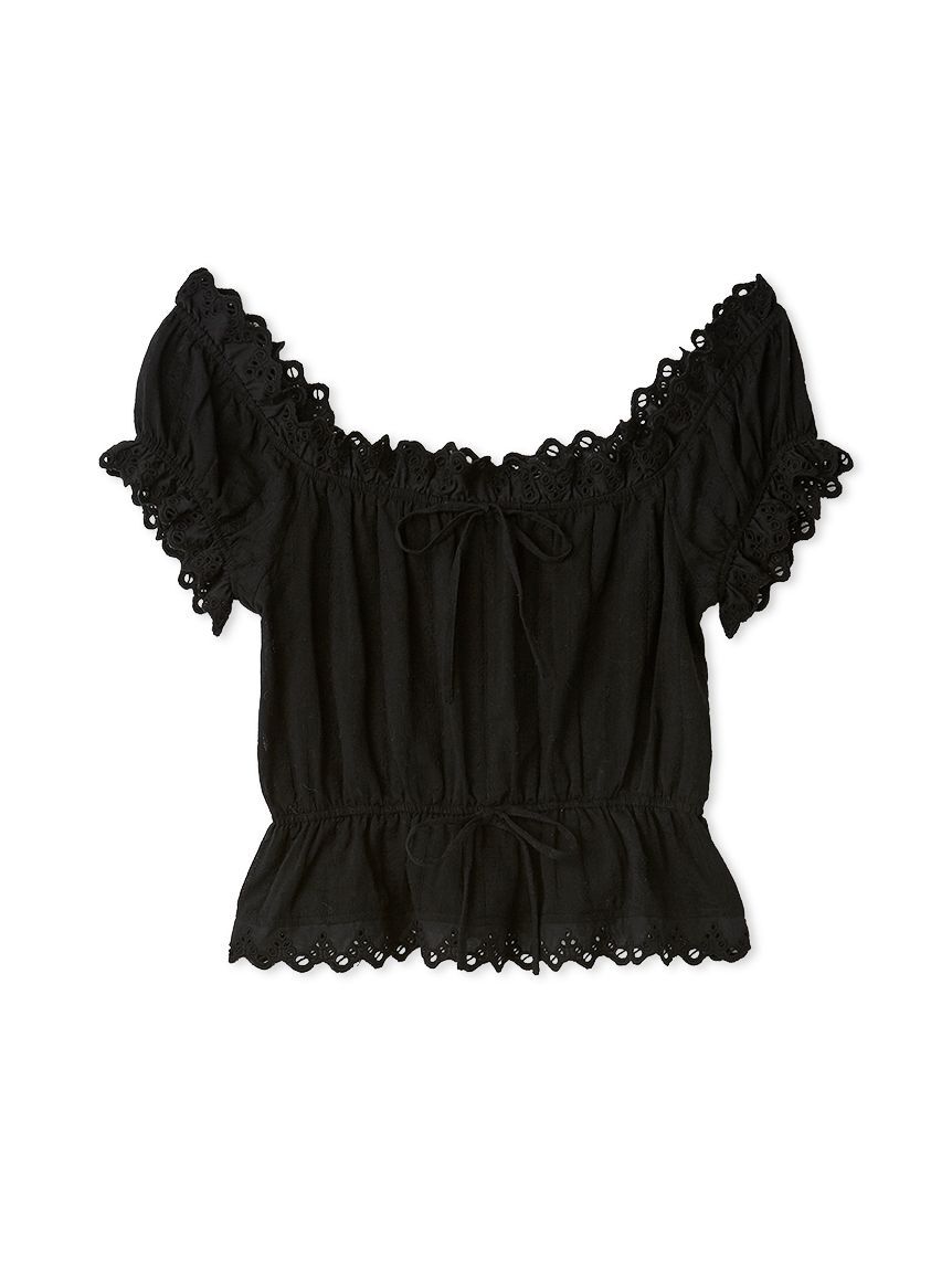 FRAY I.D「2wayフリルレースブラウス」|シャツ・ブラウス|