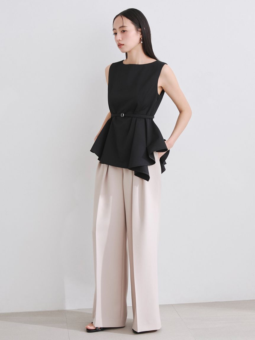 FRAY I.D「アシメペプラムチュニック」|シャツ・ブラウス|