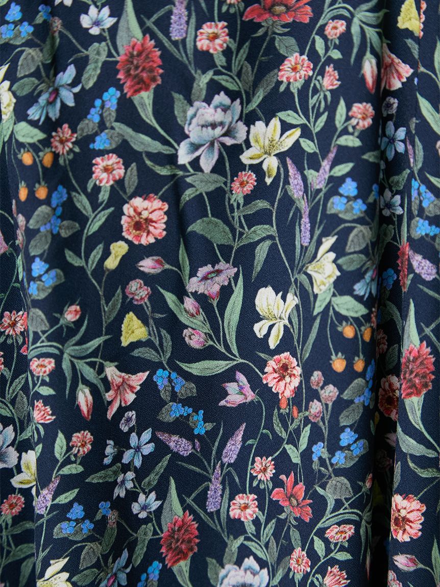 FRAY I.D「【FRAY I.D MADE WITH LIBERTY FABRIC】パフスリーブワンピース」|ワンピース|