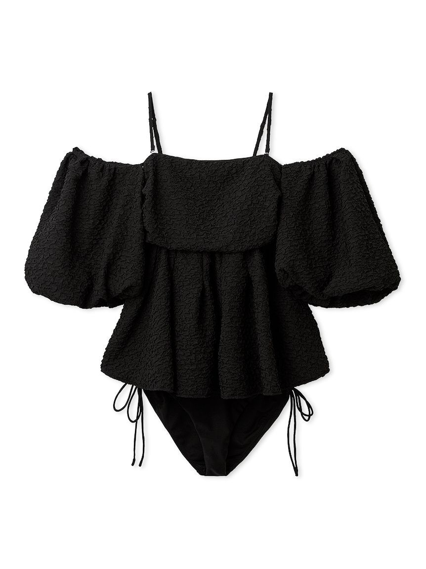 FRAY I.D「マルチウェイパフスリーブスイムウェア」|その他|BLK