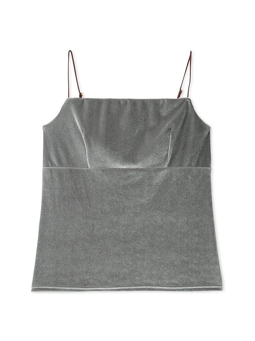 LILY BROWN Lingerie「【LILY BROWN Lingerie】カップインキャミ／ベロアマルチカラー」|インナー|