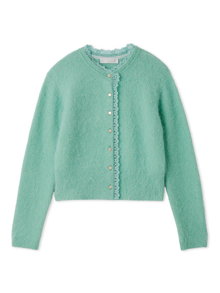 CELFORD「レーストリミングニットカーディガン」|カーディガン|