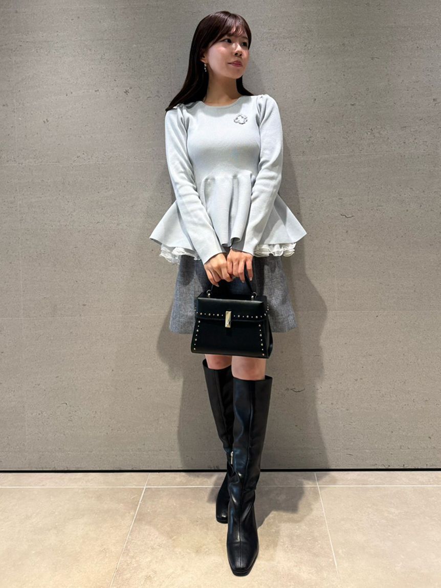 CELFORD「【リュタン】ビジュースタッズポシェット（Ｍ）」|ショルダー・メッセンジャー|