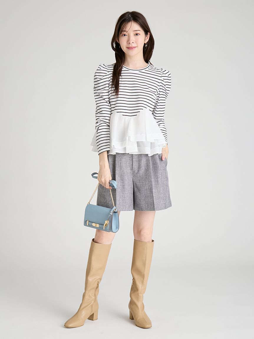 CELFORD「ペプラムドッキングカットトップス」|Tシャツ・カットソー|