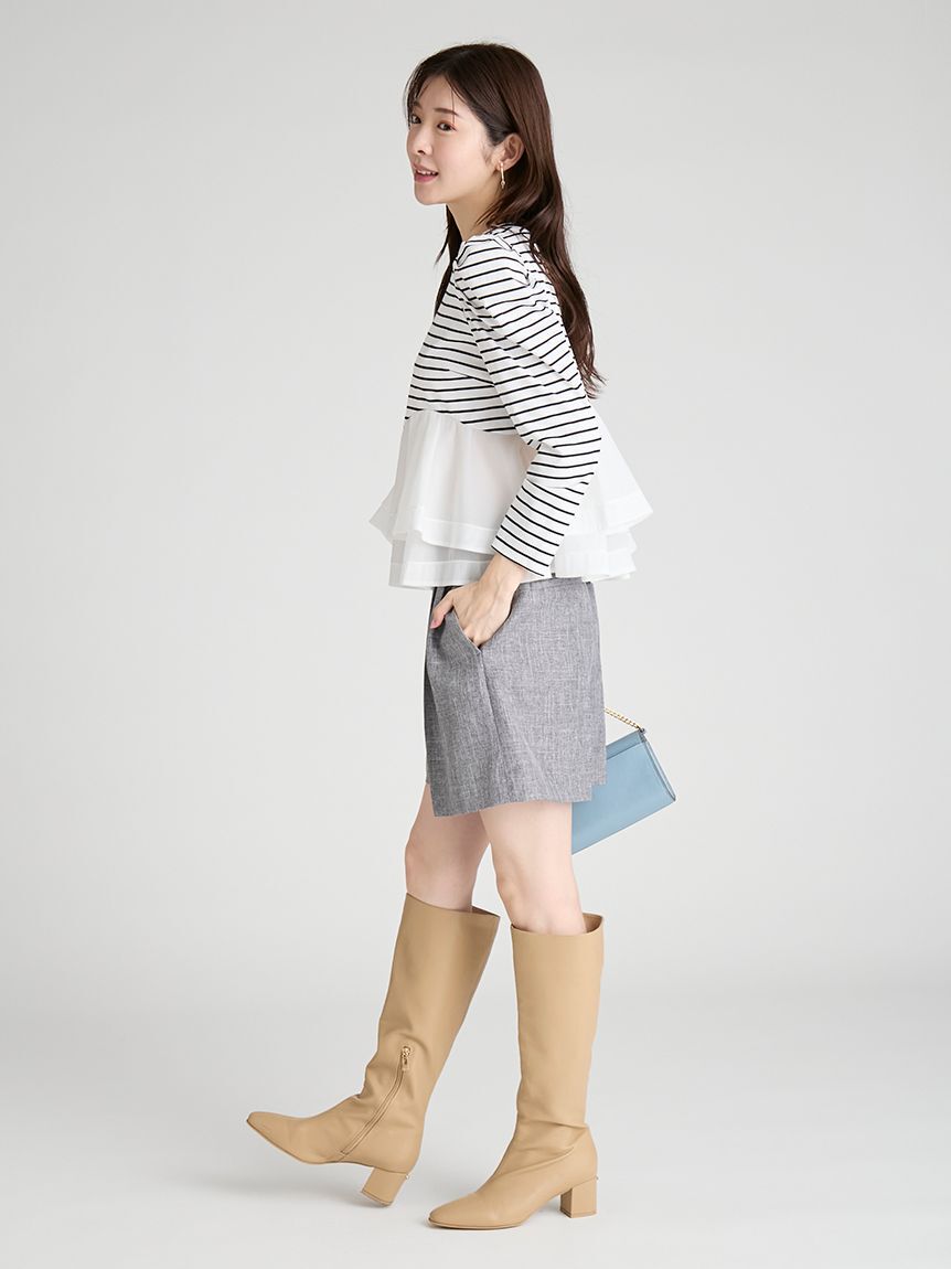 CELFORD「ペプラムドッキングカットトップス」|Tシャツ・カットソー|