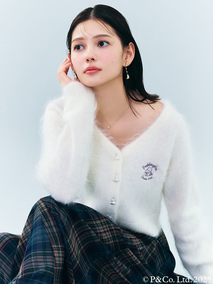 CELFORD「【パディントン(TM)&times;CELFORD】ビジューボタンカーディガン」|カーディガン|IVR