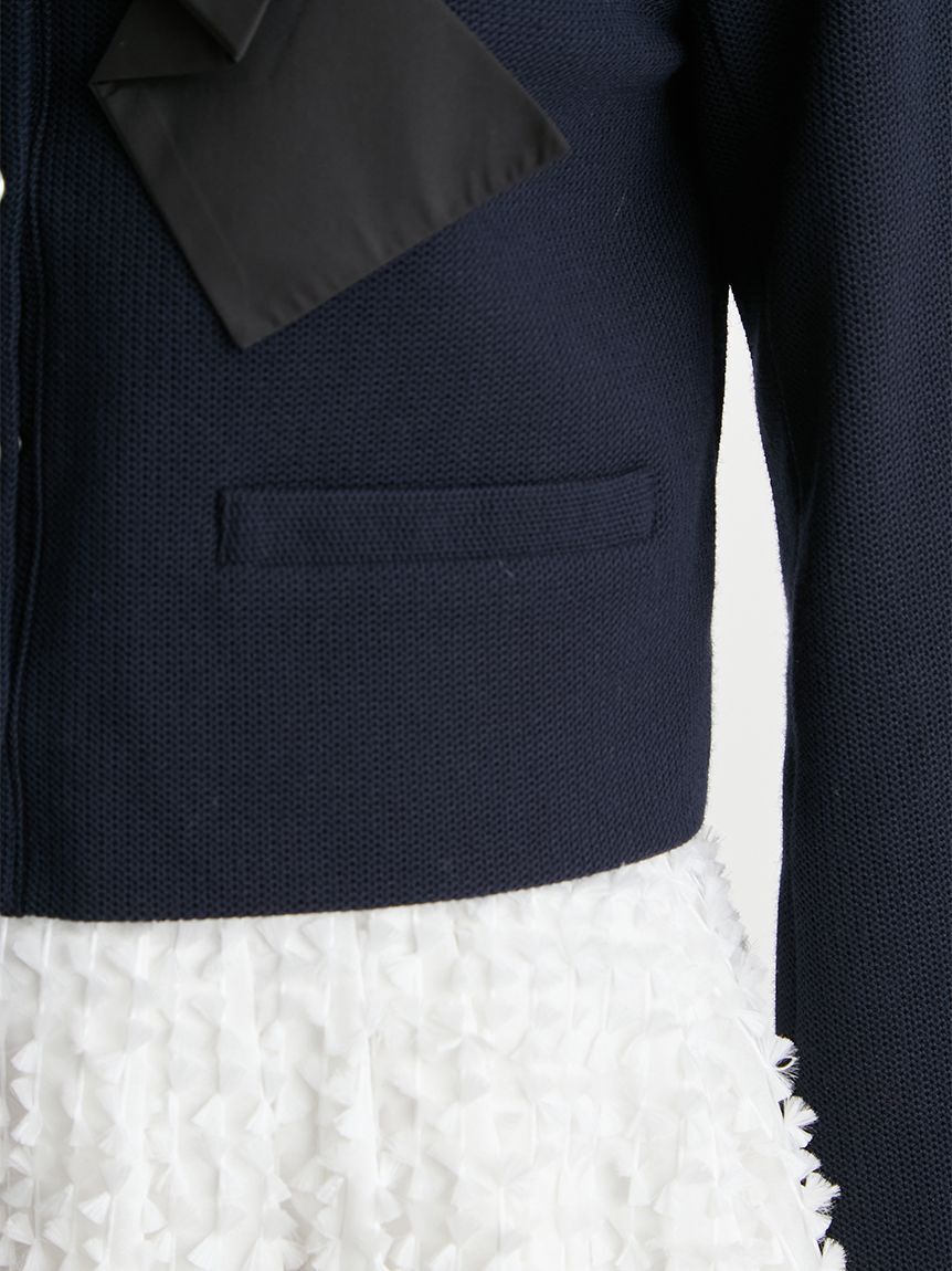 CELFORD「【洗える】リボンデザインジャケット」|テーラードジャケット|