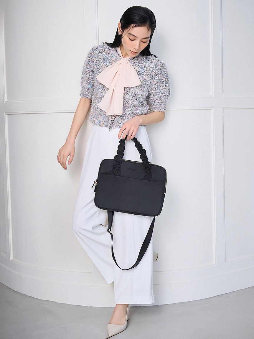 CELFORD「【洗える】レースラインワイドストレートパンツ」|チノ|