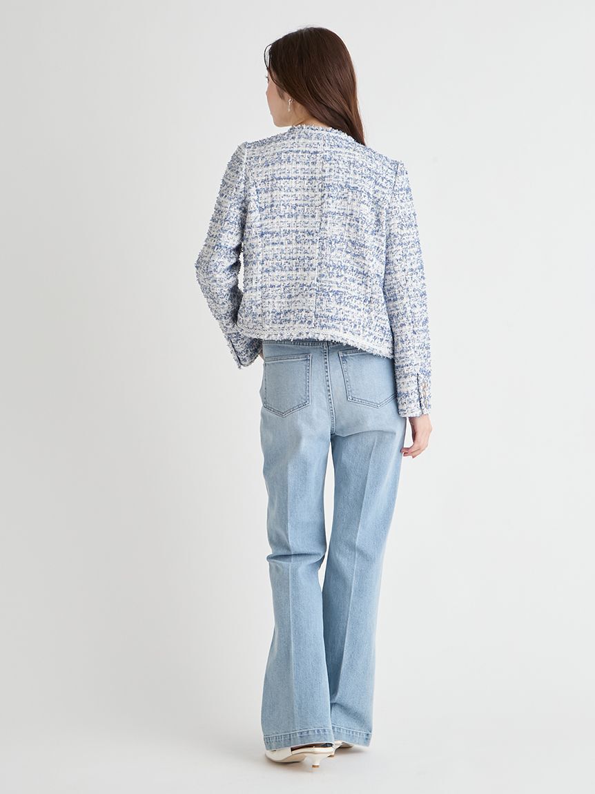 CELFORD「【セットアップ対応】フリンジツイードジャケット」|テーラードジャケット|