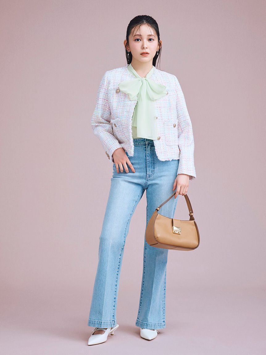 CELFORD「【セットアップ対応】フリンジツイードジャケット」|テーラードジャケット|MIX