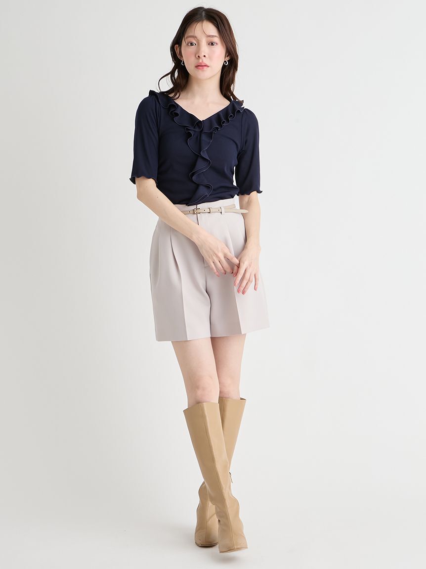 CELFORD「【洗える】ラッフルカットトップス」|Tシャツ・カットソー|