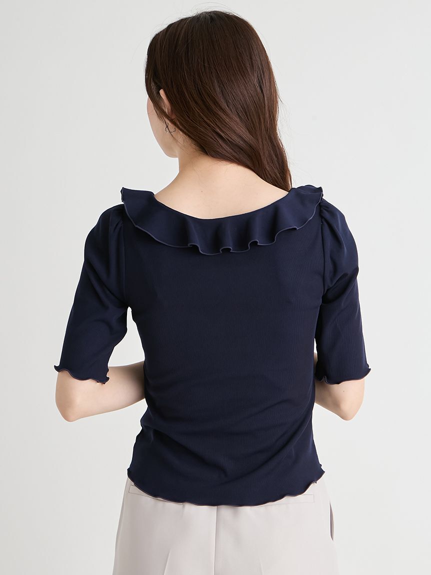 CELFORD「【洗える】ラッフルカットトップス」|Tシャツ・カットソー|