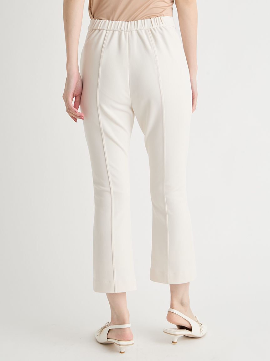 CELFORD「【洗える】ストレッチフレアカプリパンツ」|チノ|