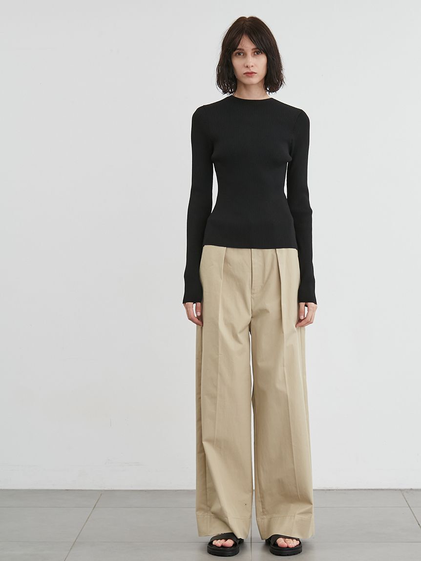 styling/「【セットアップ対応】バックラップワイドパンツ」|チノ|