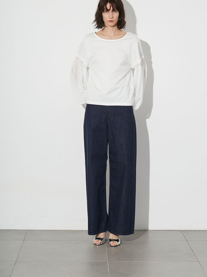 styling/「シフォンスリーブトップス」|Tシャツ・カットソー|