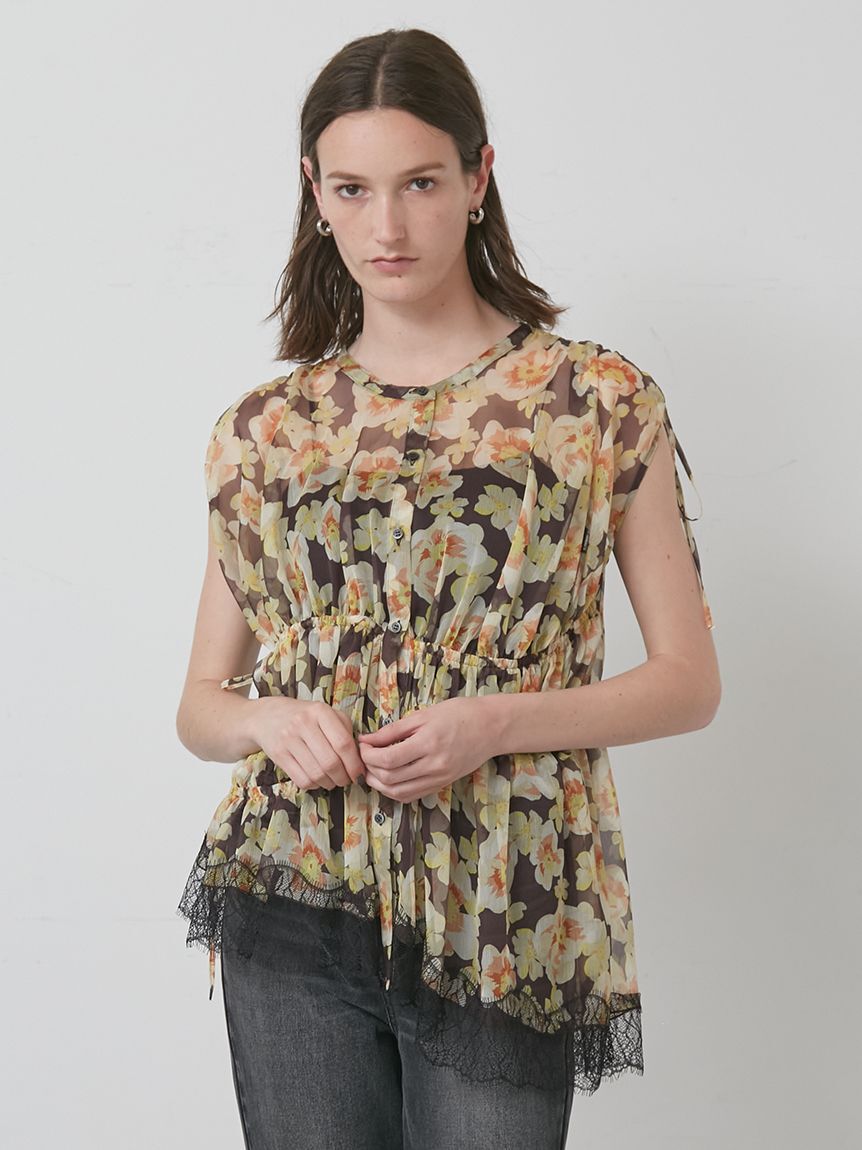 styling/「シフォンギャザーブラウス」|シャツ・ブラウス|