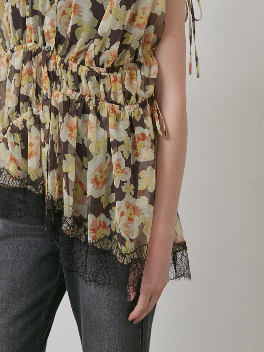 styling/「シフォンギャザーブラウス」|シャツ・ブラウス|