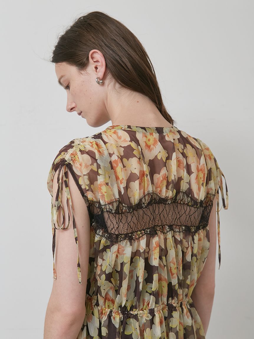 styling/「シフォンギャザーブラウス」|シャツ・ブラウス|