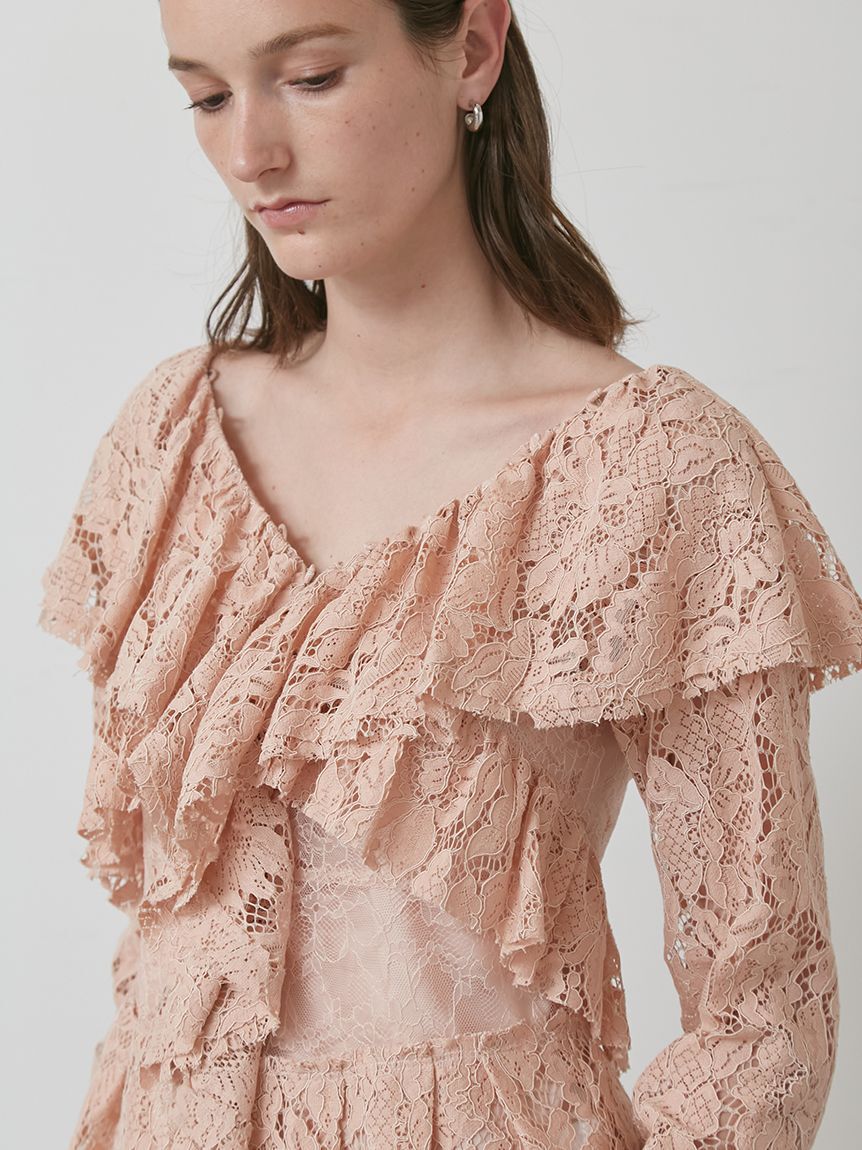 styling/「ラッフルレースブラウス」|シャツ・ブラウス|