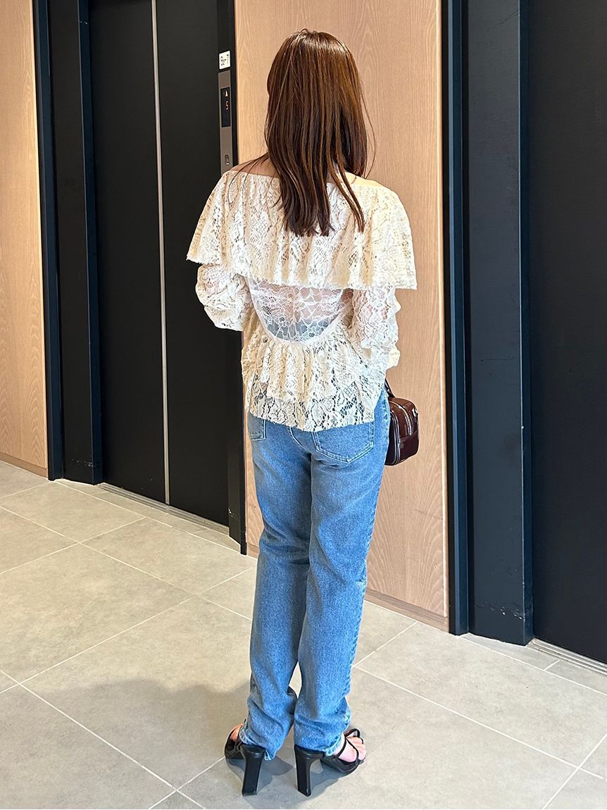 styling/「ラッフルレースブラウス」|シャツ・ブラウス|