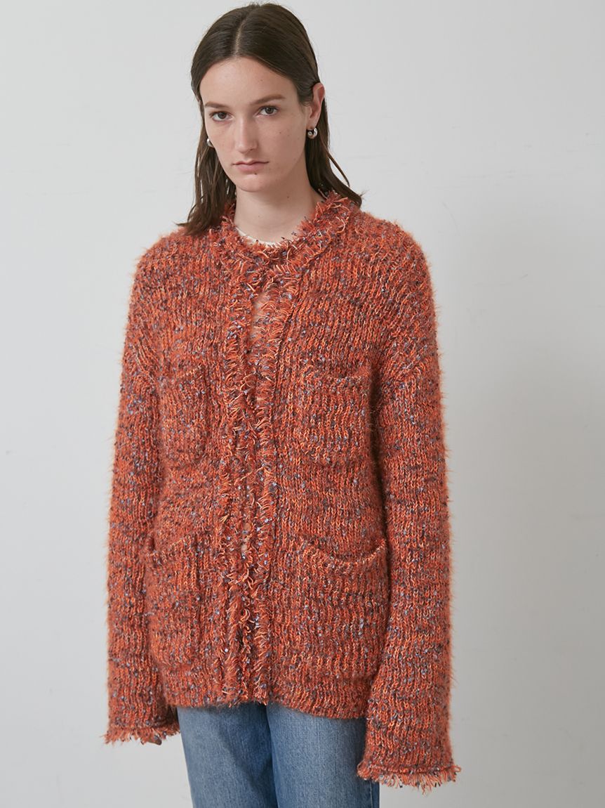 styling/「ミックスツイードカーディガン」|カーディガン|