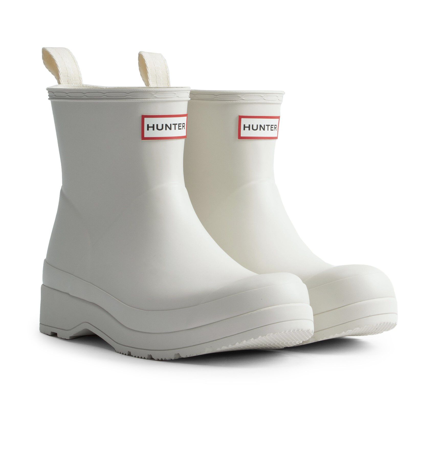 HUNTER「ユニセックス プレイ ショート ハンター ドットプリント バックストラップ ブーツ」|レインシューズ|