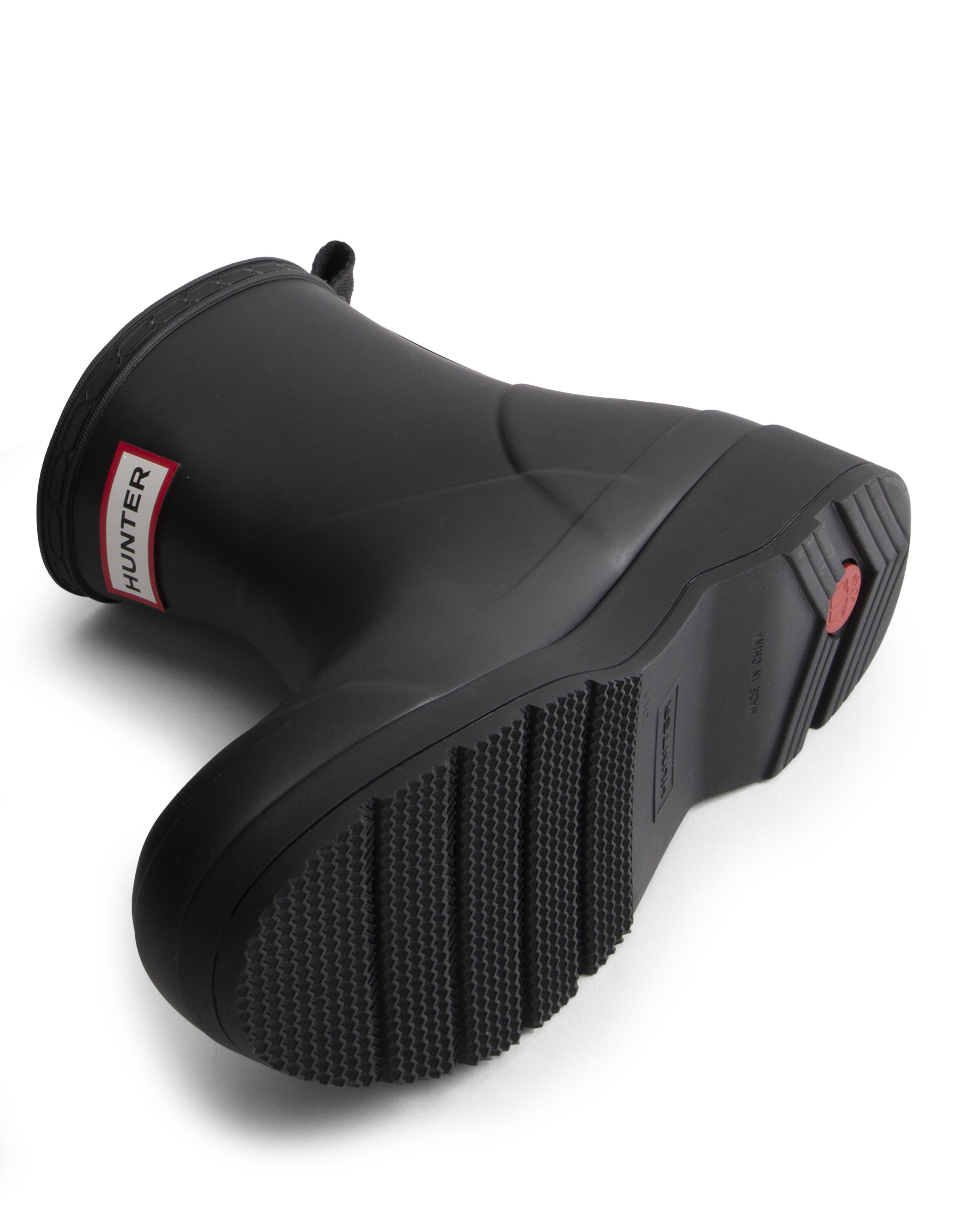 HUNTER「ユニセックス プレイ ショート ハンター ドットプリント バックストラップ ブーツ」|レインシューズ|