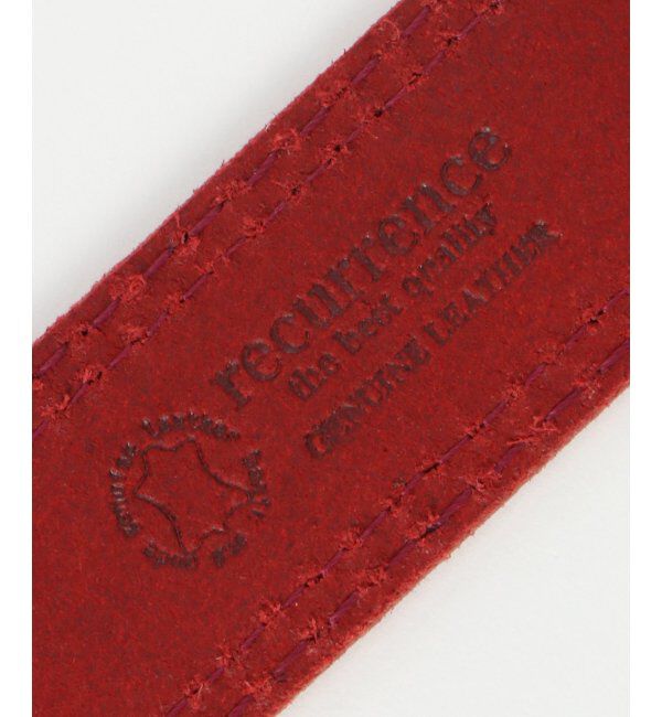 ikka「バイカラーステッチ　レザーベルト」|ベルト|