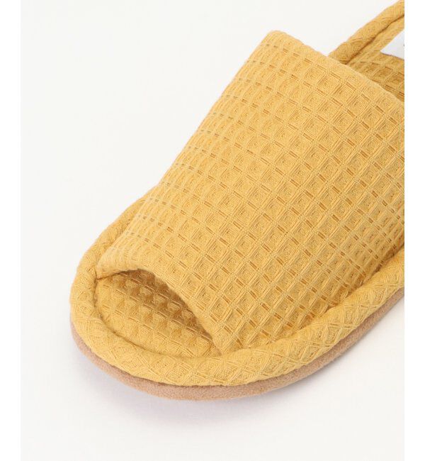 TOKYO DESIGN CHANNEL「YORI 外縫いワッフルスリッパ M」|ルームシューズ|
