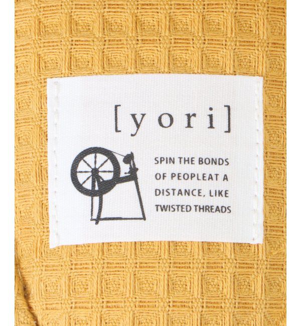 TOKYO DESIGN CHANNEL「YORI 外縫いワッフルスリッパ M」|ルームシューズ|